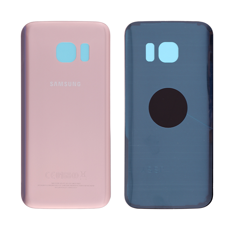 SAMSUNG G930 GALAXY S7 BATTERY COVER + CAMERA/FLASH LENS PINK OR