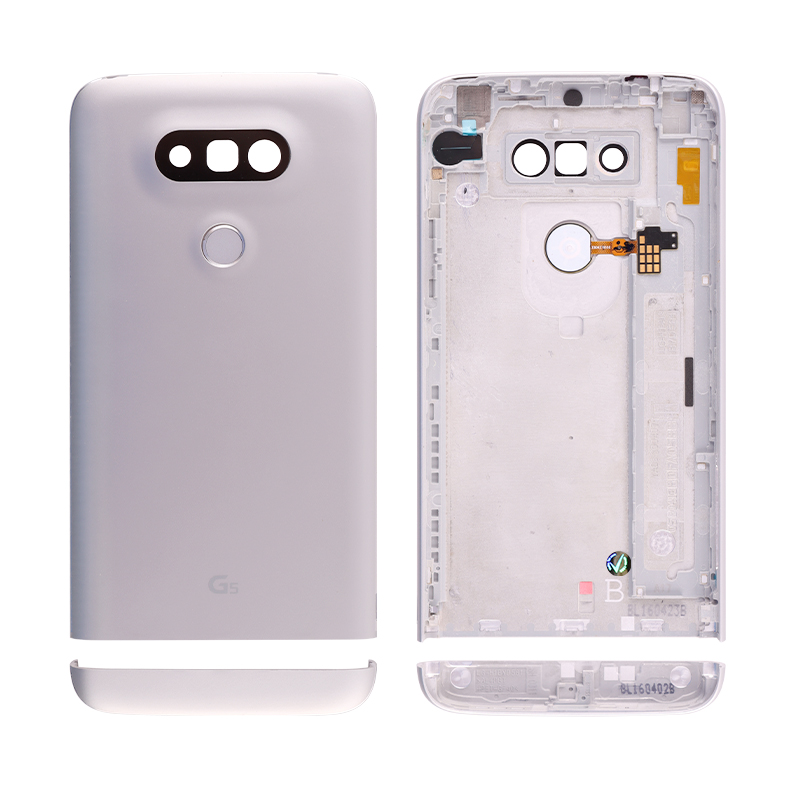 LG H850 G5 BATTERY COVER SILVER + ON/OFF FLEX+CAMERA LENS 3P OR