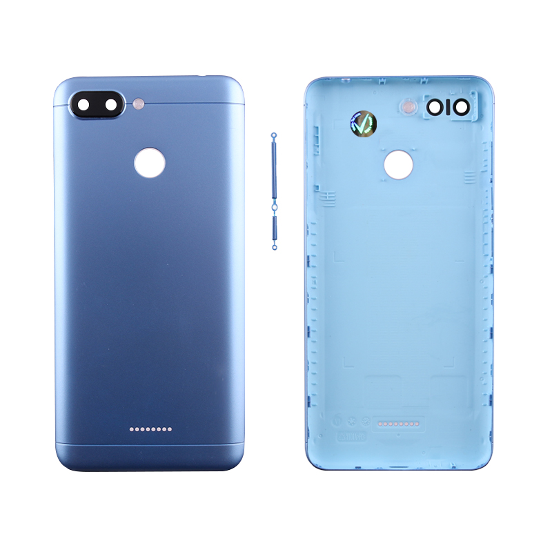 XIAOMI REDMI 6 BATTERY COVER + CAMERA LENS + SIDE KEYS BLUE 3P OR