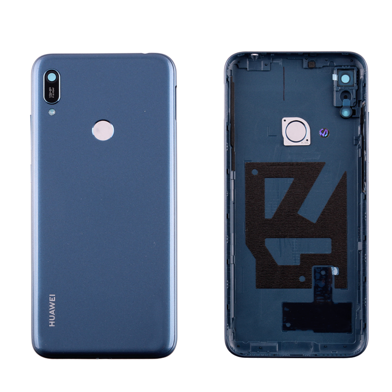 HUAWEI Y6 2019 BATTERY COVER + LENS + SIDE KEYS BLUE 3P OR