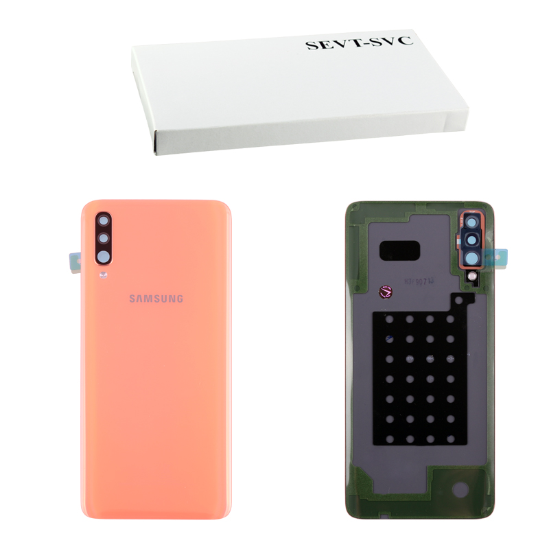 SAMSUNG A405 2019 A40 BATTERY COVER + CAMERA/FLASH LENS CORAL OR