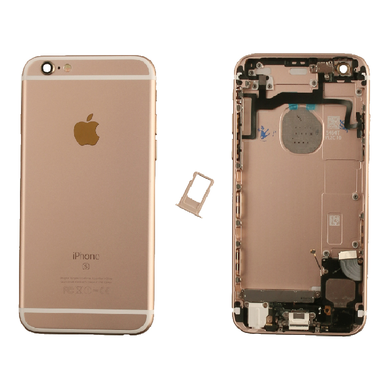 IPHONE 6S BATTERY COVER GOLD + FLEX COMPLETE + SIDE KEYS + SIM HOLDER 3P OR