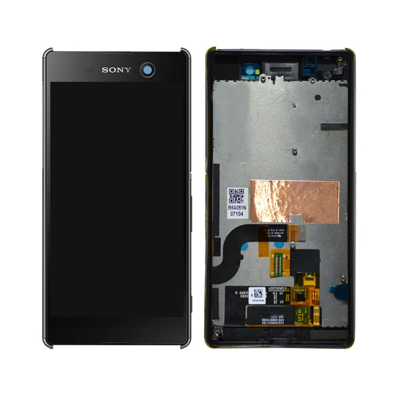 SONY E5603 XPERIA M5 ΟΘΟΝΗ + TOUCH SCREEN + FRONT BLACK REF. OR