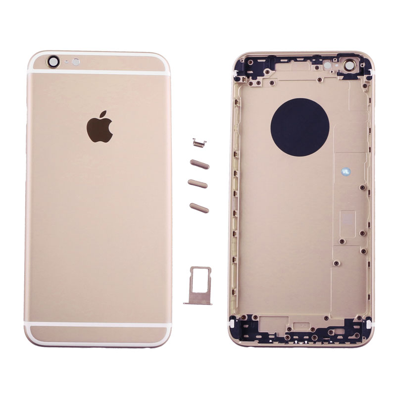 IPHONE 6S PLUS BATTERY COVER GOLD + SIDE KEYS + SIM HOLDER