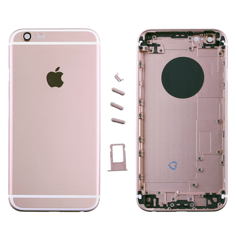 IPHONE 6S BATTERY COVER GOLD + SIDE KEYS + SIM HOLDER