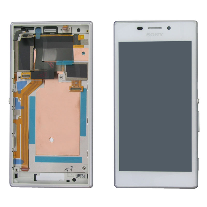 SONY D2303 XPERIA M2 ΟΘΟΝΗ + TOUCH SCREEN + FRONT 78P7120003N WHITE OR