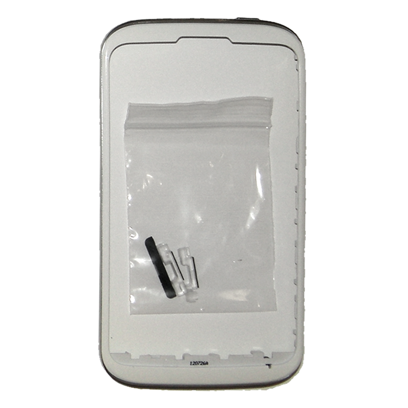 ALCATEL OT991D FRONT COV- SIDE KEYS- ON.OFF KEY EXTER.WHITE 3POR