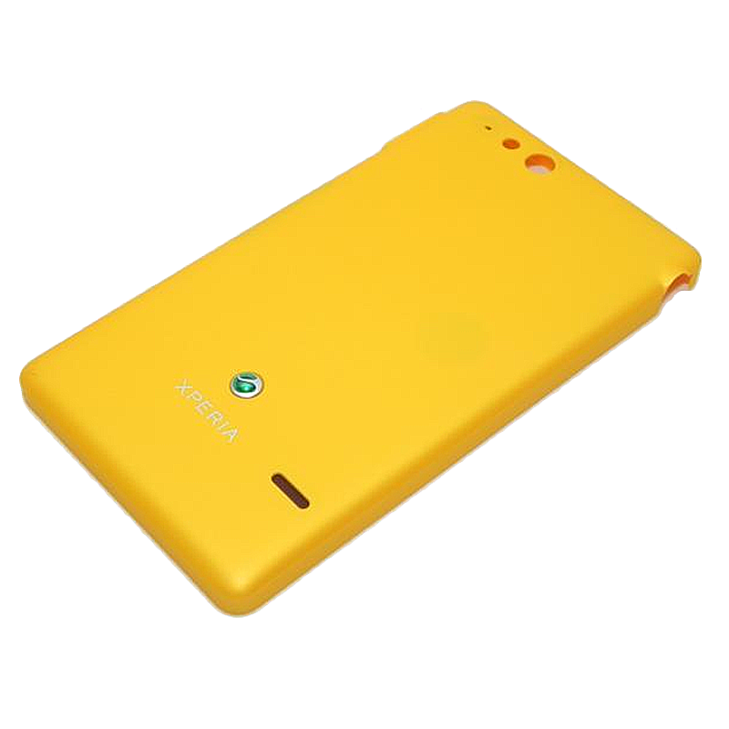 SONY ST27i XPERIA GO BATTERY COVER YELLOW 3P OR