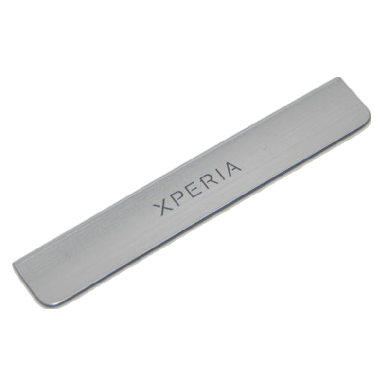 SONY ST23i XPERIA MIRO SILVER DECO COVER OR