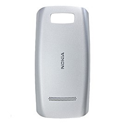 NOKIA ASHA 305/306 BATTERY COVER SILVER OR