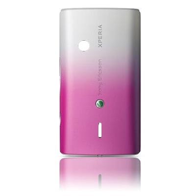 SONY ERICSSON X8 XPERIA BATTERY COVER WHITE-PINK OR