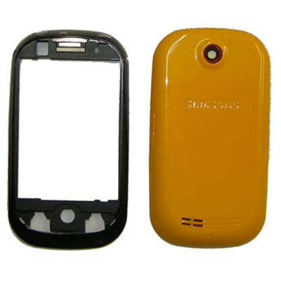 SAMSUNG S3650 CORBY FRONT - MIDDLE - BATTERY COVER YELLOW 3P OR