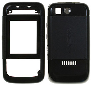 NOKIA 5200 BLACK BACK-FRONT COVER