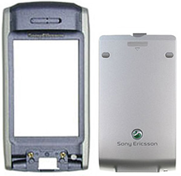 SONY ERICSSON P910i SILVER BACK-FRONT COVER  3P OR