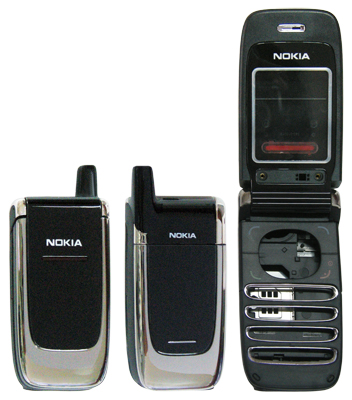 NOKIA 6060 BLACK -SILVER ΕΠΕΝΔΥΣΗ FULL SET  3P OR