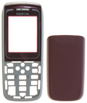 NOKIA 1650 RED BACK-FRONT COVER  3P OR