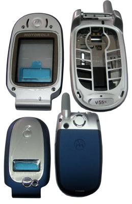 MOTOROLA V550 BLUE ΕΠΕΝΔΥΣΗ FULL SET